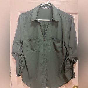 Maurice's women/junior button up dress shirt. Lightweight material.